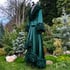 Deep Green Limited Edition Ruffled Dominique Vegan Dressing Gown SIZE S Image 2