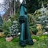 Deep Green Limited Edition Ruffled Dominique Vegan Dressing Gown SIZE S Image 4