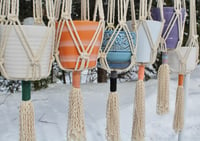 Image 4 of Rope Colour-Block Plant Hangers