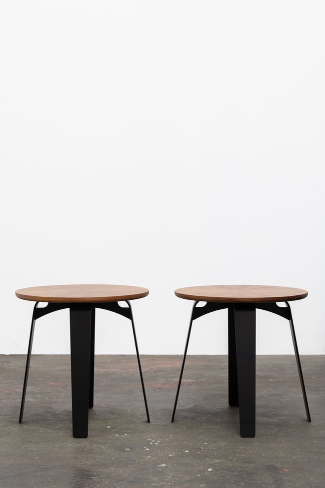 ST02 SUNBURST SIDE TABLE IN TASMANIAN BLACKWOOD