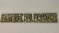 Image 1 of YELLOW MINITRUCK ERA MAGAZINE 11 1/2" DECAL 