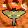 Vaporwave Luna Moth Sticker