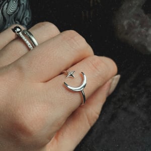 Image of Moon Dance ring Sterling silver