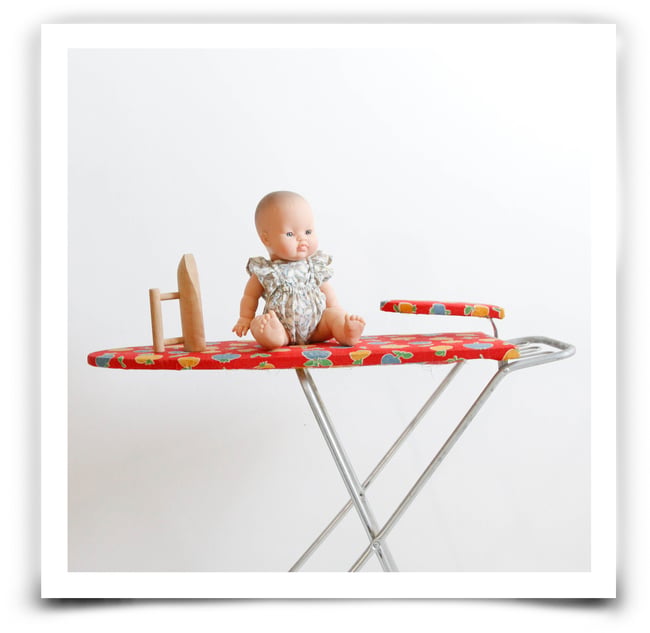 Table à repasser enfant années 70