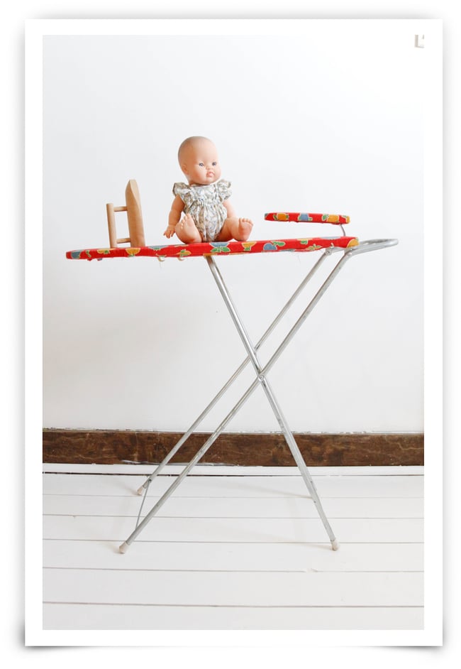 Table à repasser enfant années 70