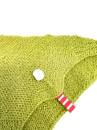 Image 3 of Pom pom hat light green