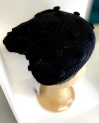 Image 2 of Dots hat black