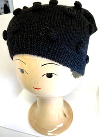 Image 3 of Dots hat black