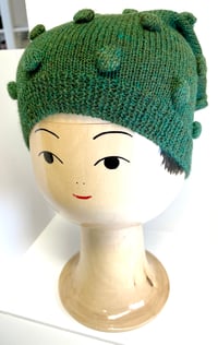 Image 1 of Dots hat forest green