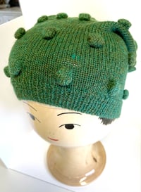Image 3 of Dots hat forest green