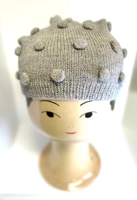 Image 1 of Dots hat light grey