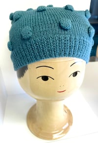 Image 1 of Dots hat turqoise 