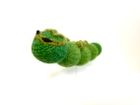 Finger puppet Caterpillar green