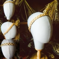 Image 5 of Plaited Straw head band