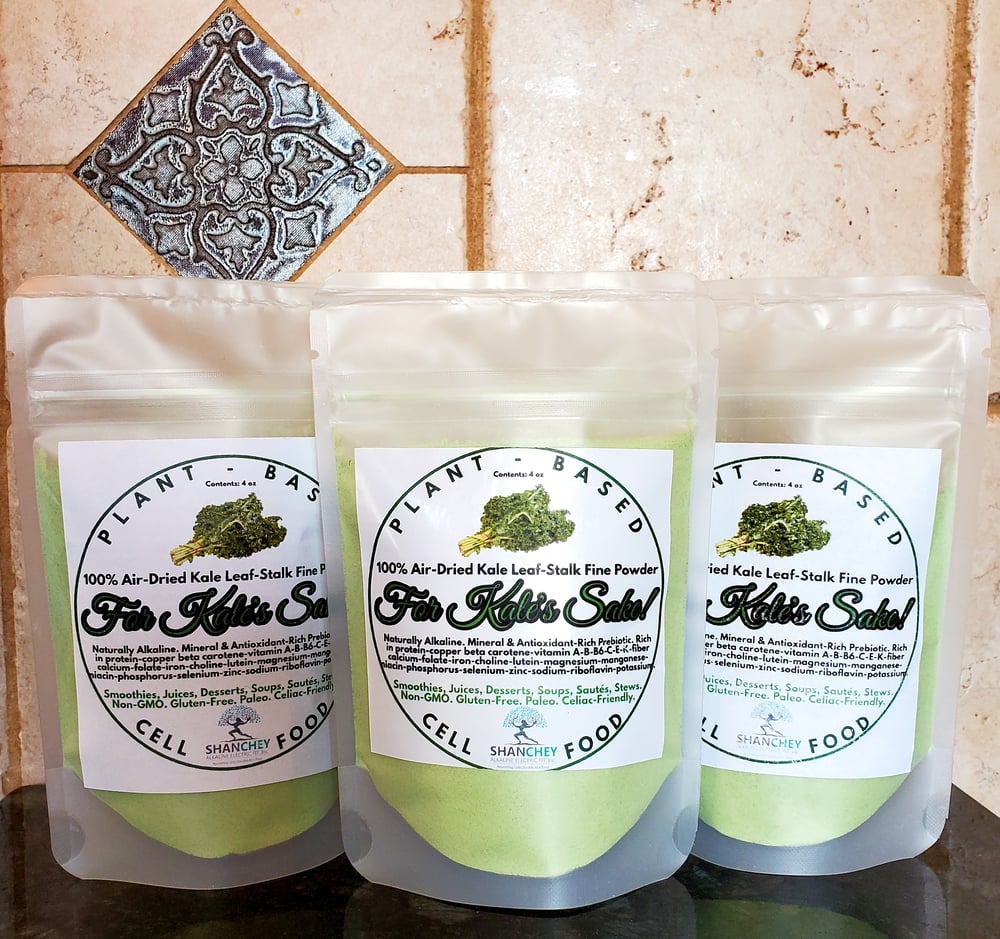 FOR KALE'S SAKE! Kale Vegetable Powder/Flakes. Detoxer-Antiviral-Alzheimer's-Bones-Anorexia-B6-Iron