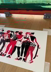 Image 3 of 'Free love' Screenprint 