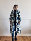 The Long Wool Blanket Coat