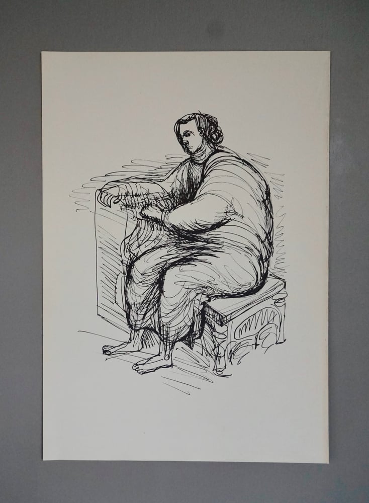 Image of henry moore lithograph / 40/001