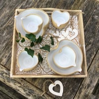 Image 2 of Toasted Stoneware Heart Bowl