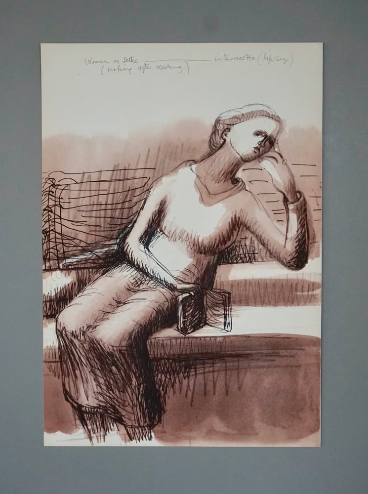 Image of henry moore lithograph / 40/003