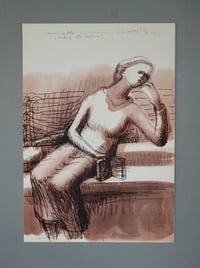 henry moore lithograph / 40/003