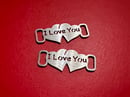 Image 2 of Bijoux pour sneakers / Jewelry for sneakers (Snykl) - 2 Coeurs et I love you
