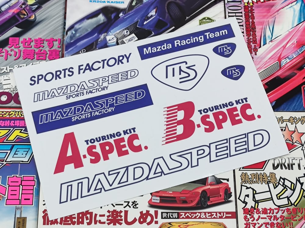 MAZDA SPEED CLUB MEMBERS ステッカー　当時物　レア MAZDA SPEED CLUB MEMBERS ステッカー 当時物 レア 【公式通販】