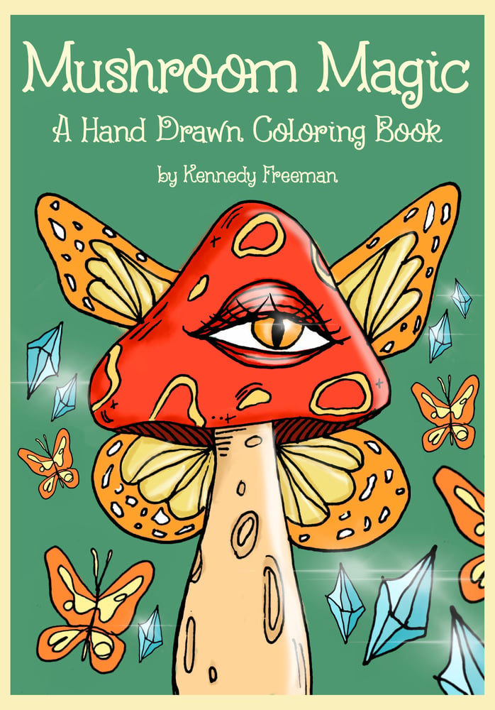 Image of Magic Mushroom Coloring Book