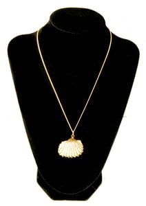Image of Give Me Shellter, Limited Edition, Vintage Gold-Painted Sea Shells