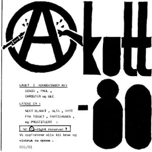 Image of AKUTT-80 - s/t - 7"EP