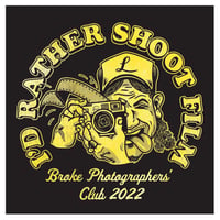 BLACK "I'd Rather Shoot Film" Tee-Shirt