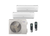 GREE MULTI 21+ 18,000 BTU 22 SEER 2-ZONE HEAT PUMP CONDENSER WITH 12K+12K AIR HANDLER
