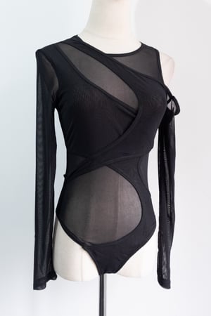 Image of SAMPLE SALE - Unreleased Sheer Long Sleeve Bodysuit