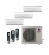 GREE MULTI 21+ 30,000 BTU 21 SEER 3-ZONE HEAT PUMP CONDENSER WITH 12K+12K+12K AIR HANDLER