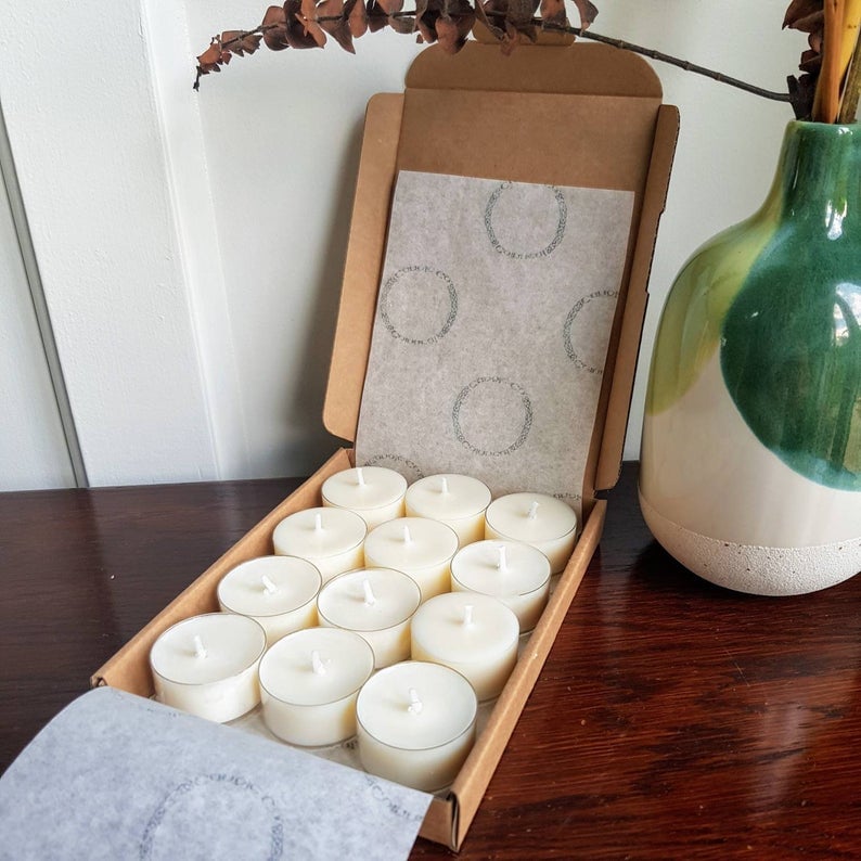 Soy Wax Tealights - 4+ Hour Unscented