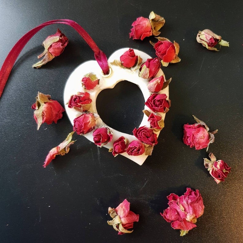 Soy Wax Air Freshener - Heart Rose Wreath