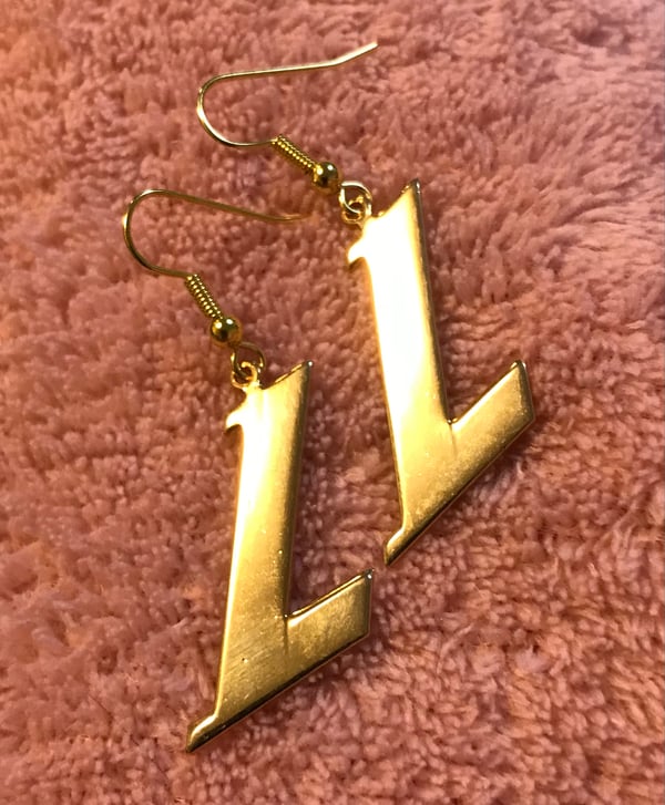 Image of Letter L earrings 