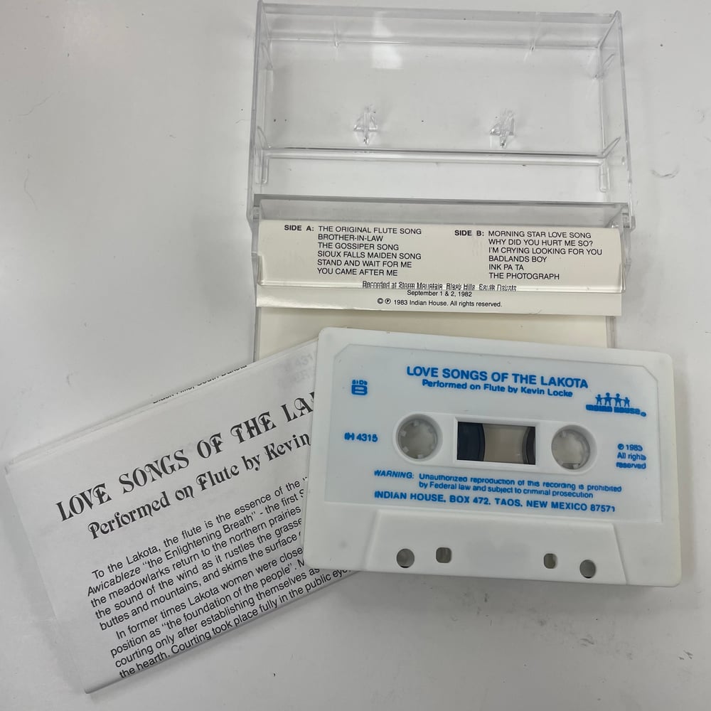 Cassette: Love Songs of the Lakota by Kevin Locke Indian House Release