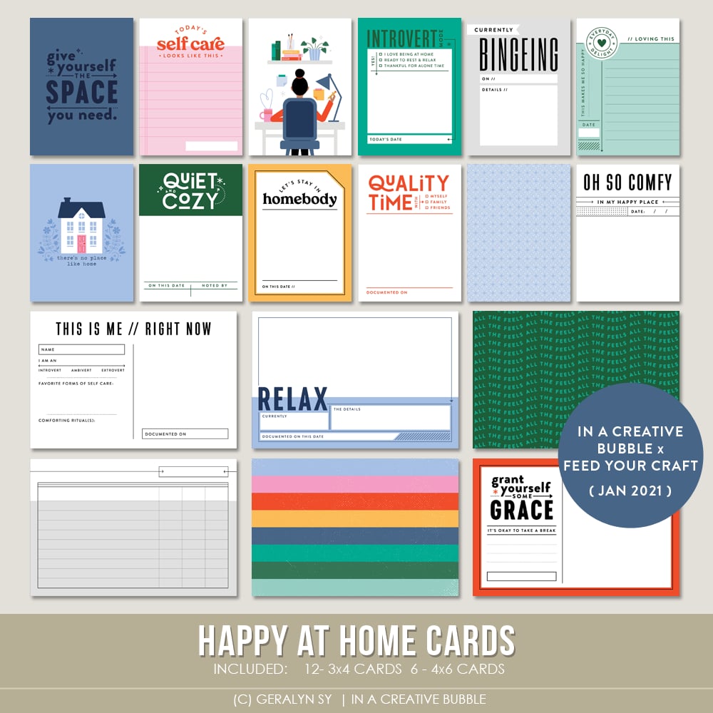 Image of Happy at Home Cards (Digital)