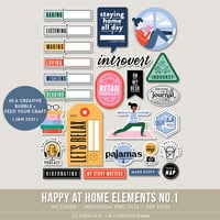 Happy at Home Elements No.1 (Digital)