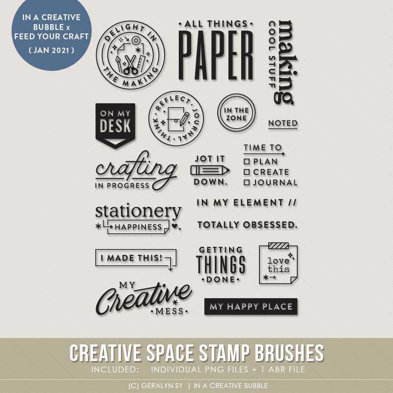 Image of Creative Space Stamp Brushes (Digital)