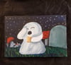 It's a Beautiful Night in the Neighborhood 4x6in 