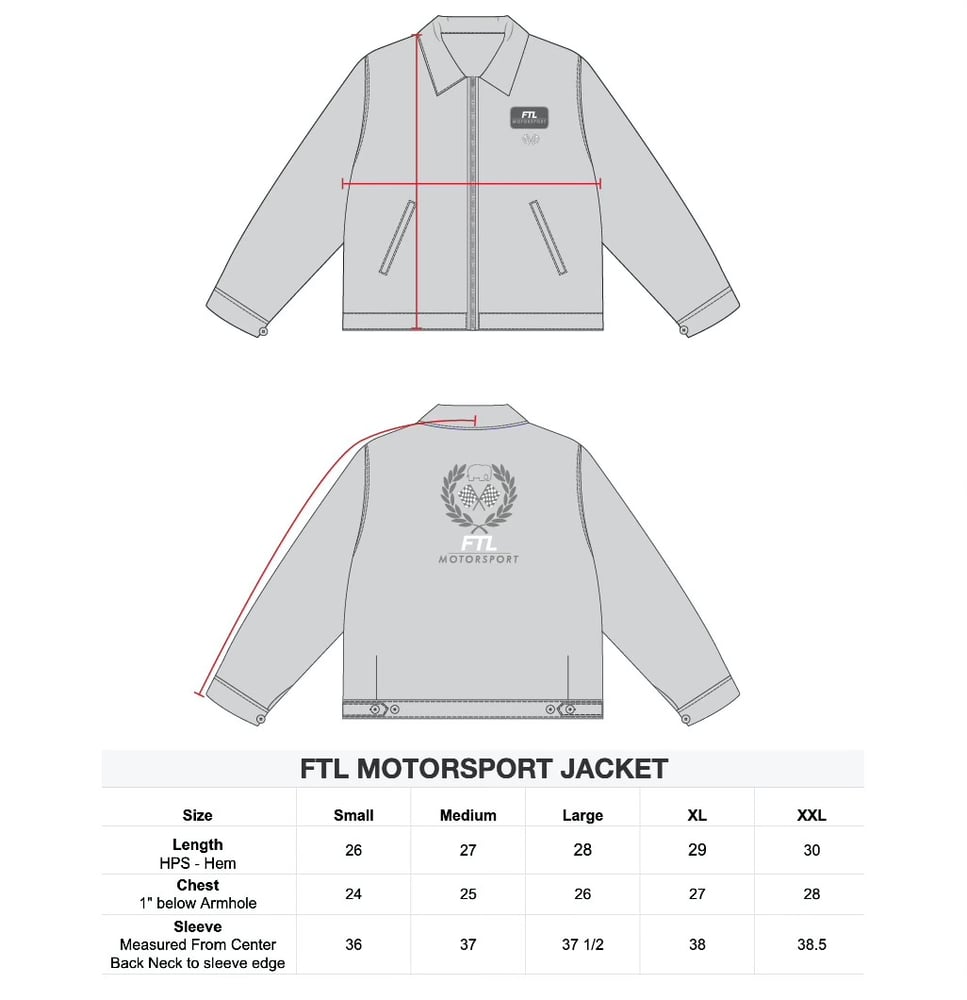 Image of FTL Motorsport Jacket (Black)
