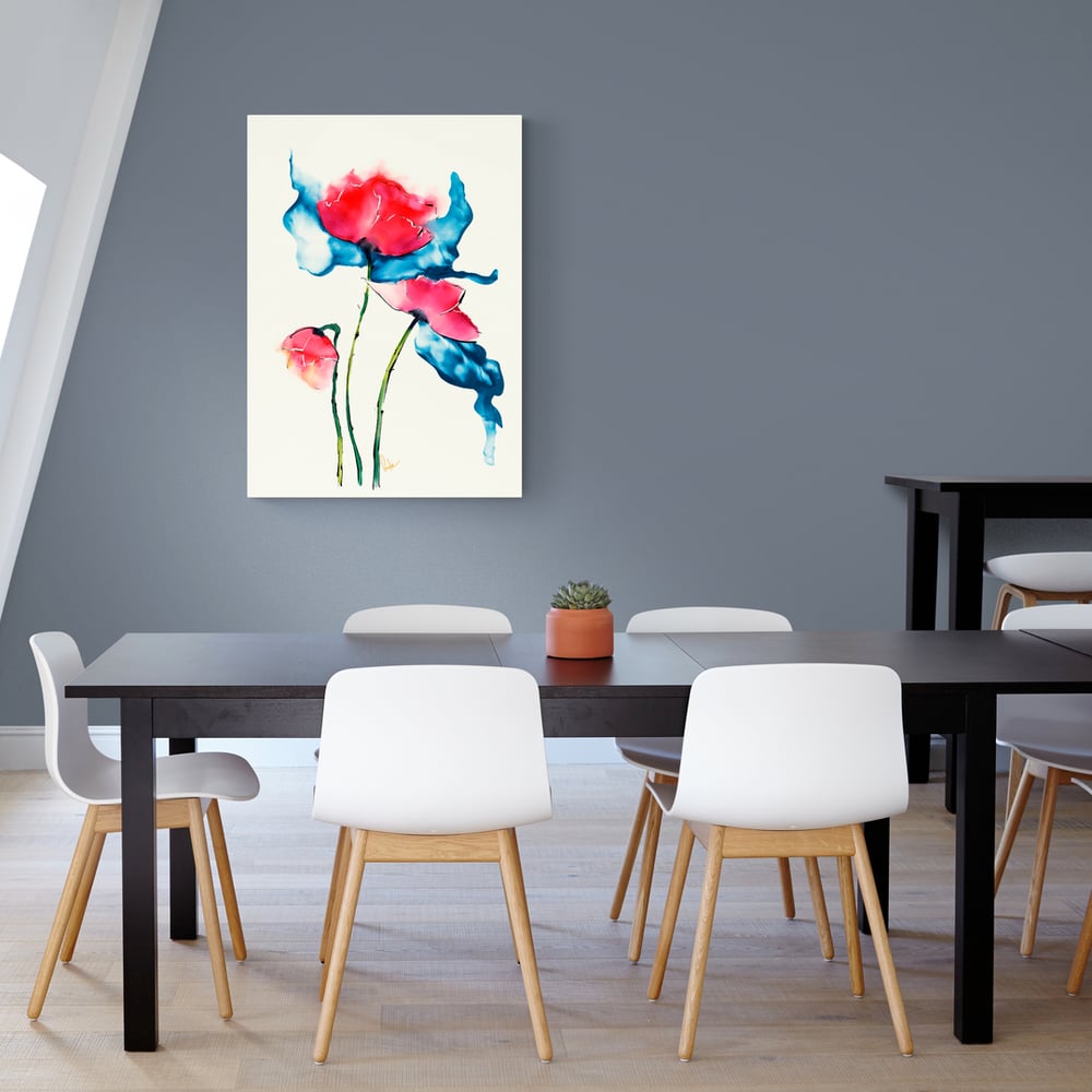 Poppies  - Artwork - Canvas Print 