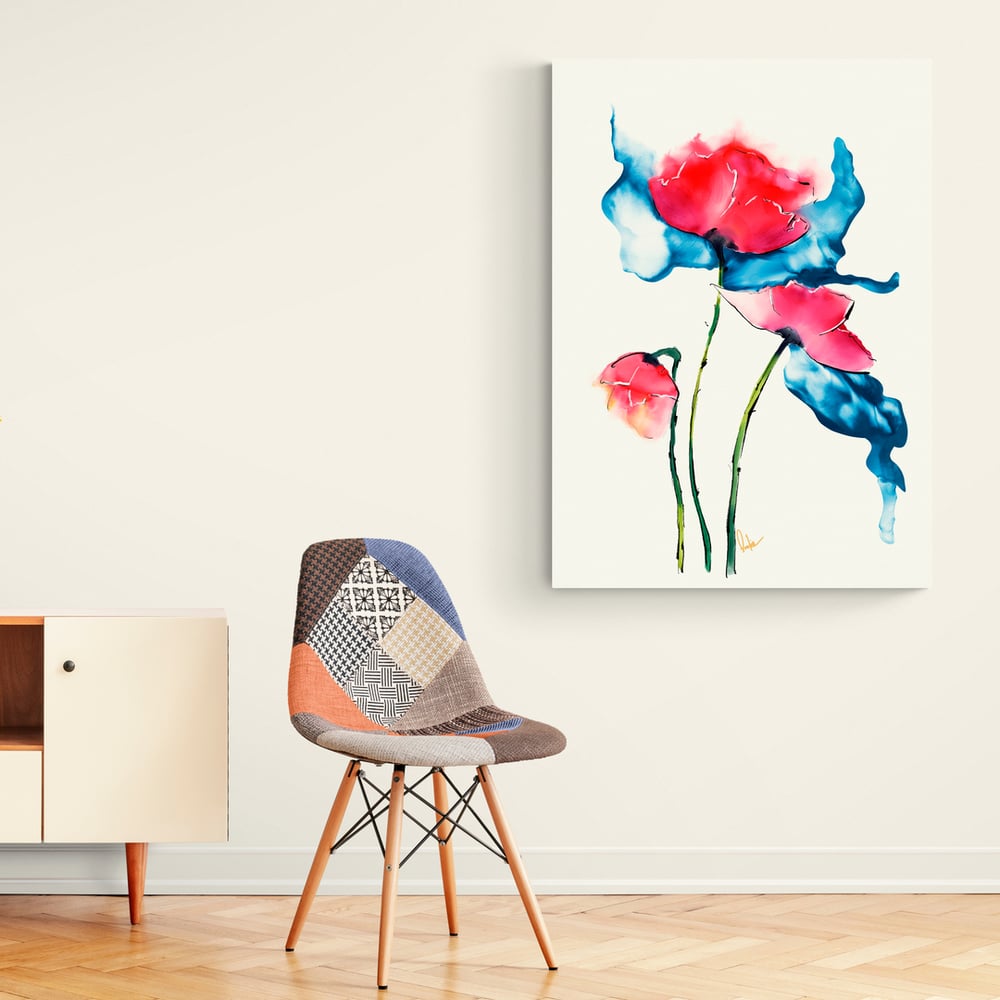 Poppies  - Artwork - Canvas Print 