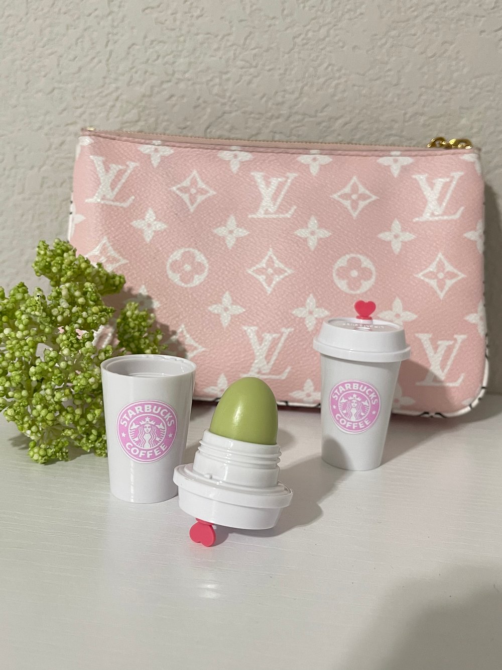 Image of Tiny Matcha lattè lip balm 