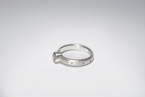 Image of "Effulgence" silver ring with rock crystal · CLARITAS ·