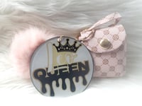 Image 1 of Leo Queen Key Chain, Pom Pom, Decor Coin Case Bag Charm