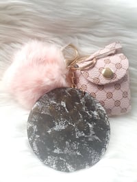 Image 3 of Leo Queen Key Chain, Pom Pom, Decor Coin Case Bag Charm