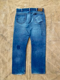 Image 3 of 70s REPAIRED LEE RIDERS JEANS